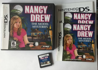 NANCY DREW THE MODEL MYSTERIES NINTENDO DS - jeux video game-x