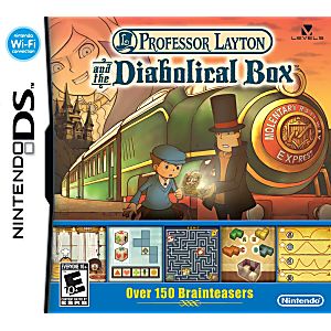 PROFESSOR LAYTON AND THE DIABOLICAL BOX NINTENDO DS - jeux video game-x