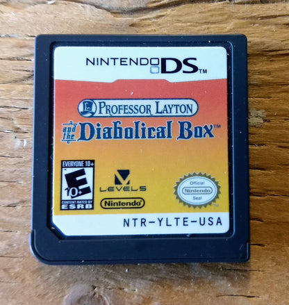 PROFESSOR LAYTON AND THE DIABOLICAL BOX NINTENDO DS - jeux video game-x