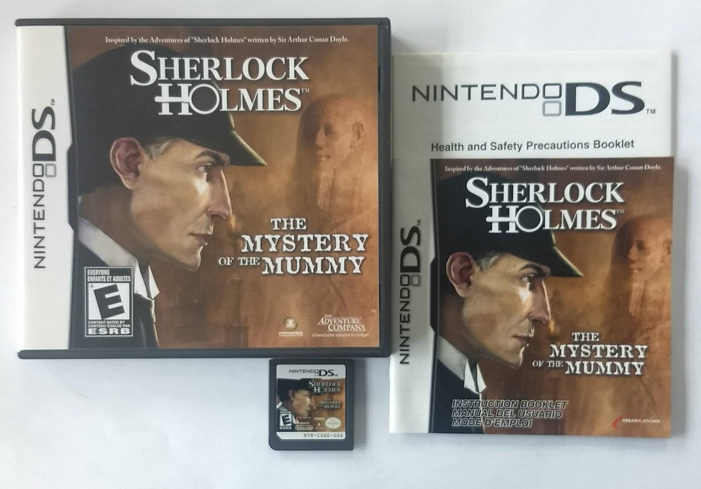 SHERLOCK HOLMES: THE MYSTERY OF THE MUMMY NINTENDO DS - jeux video game-x