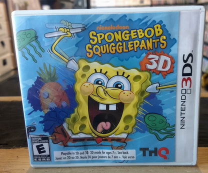 SPONGEBOB SQUIGGLEPANTS 3D (NINTENDO 3DS) - jeux video game-x