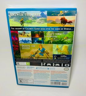 THE LEGEND OF ZELDA BREATH OF THE WILD BOTW [FIRST PRINT] (NINTENDO WIIU) - jeux video game-x