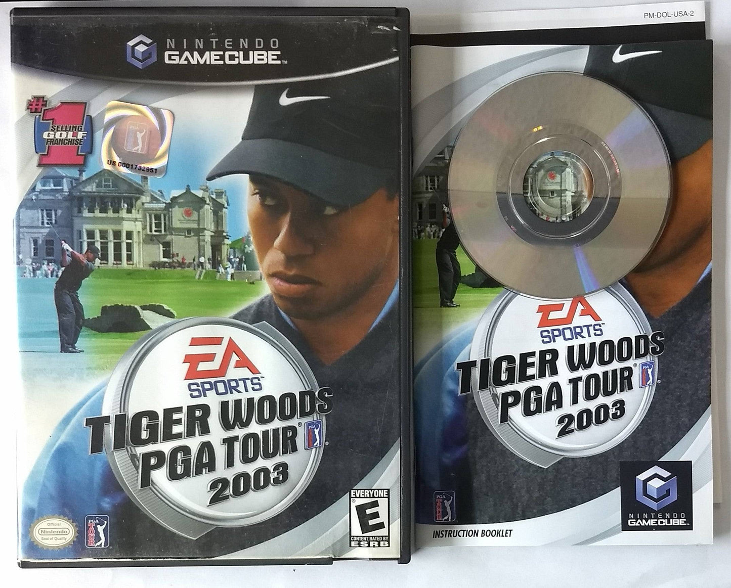 TIGER WOODS PGA TOUR 2003 (NINTENDO GAMECUBE NGC) - jeux video game-x