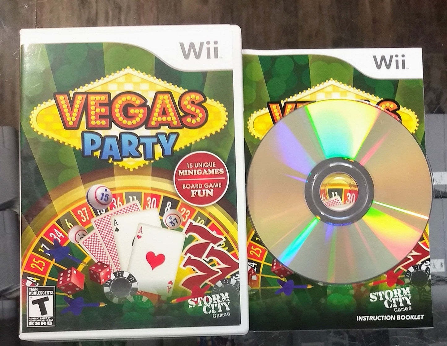 VEGAS PARTY (NINTENDO WII) - jeux video game-x