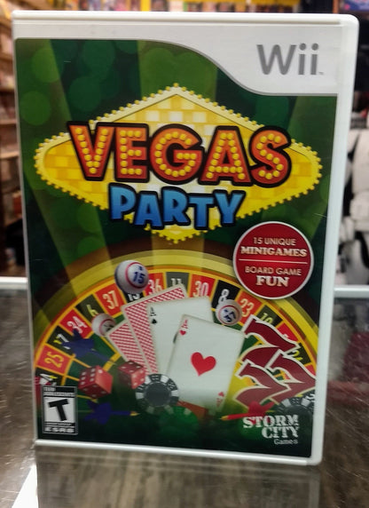 VEGAS PARTY (NINTENDO WII) - jeux video game-x