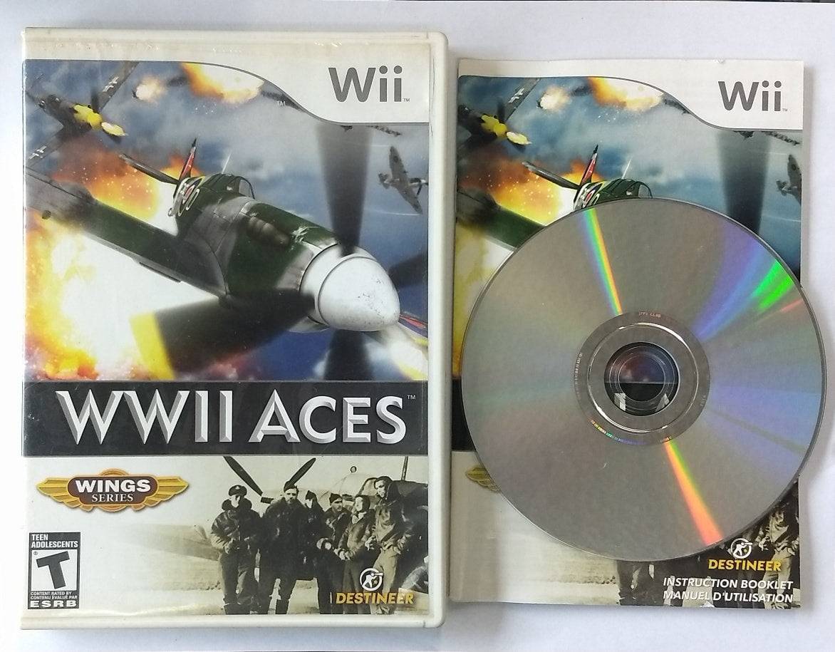 WWII 2 ACES NINTENDO WII - jeux video game-x