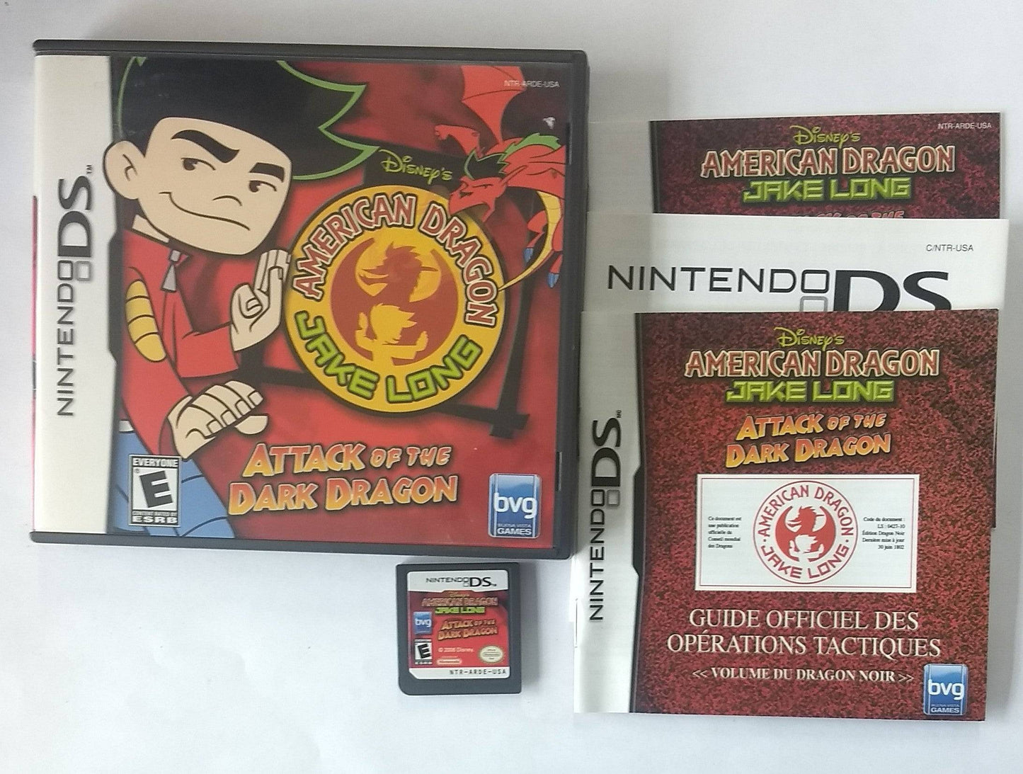 AMERICAN DRAGON JAKE LONG ATTACK OF THE DARK DRAGON NINTENDO DS - jeux video game-x