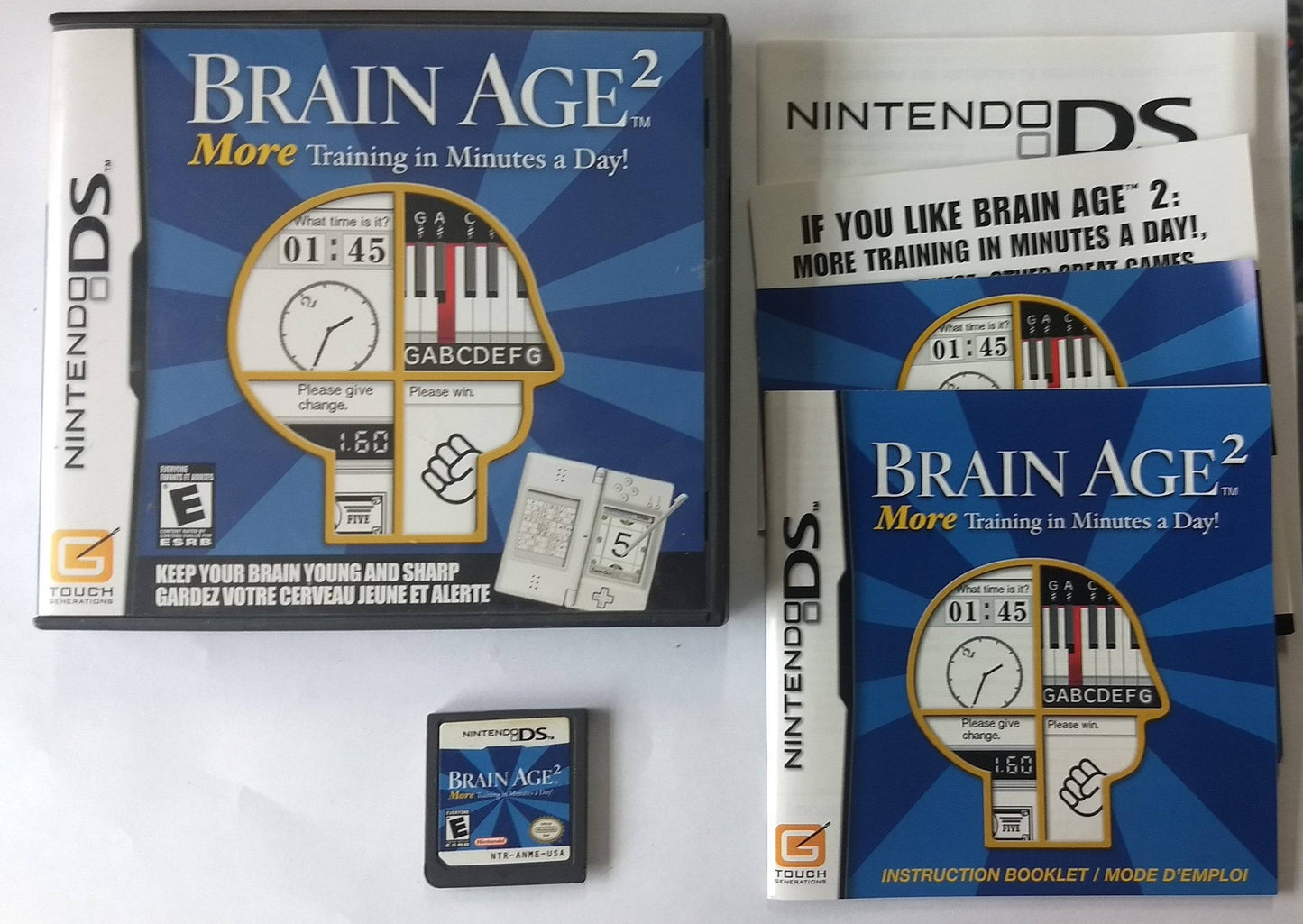 BRAIN AGE 2 NINTENDO DS - jeux video game-x