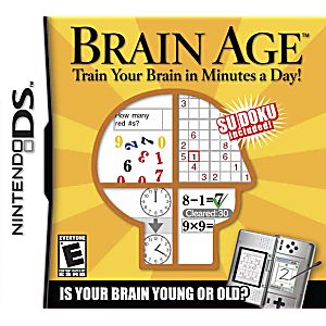 BRAIN AGE NINTENDO DS - jeux video game-x