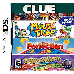 CLUE/MOUSE TRAP/PERFECTION/AGGRAVATION NINTENDO DS - jeux video game-x