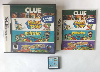 CLUE/MOUSE TRAP/PERFECTION/AGGRAVATION NINTENDO DS - jeux video game-x