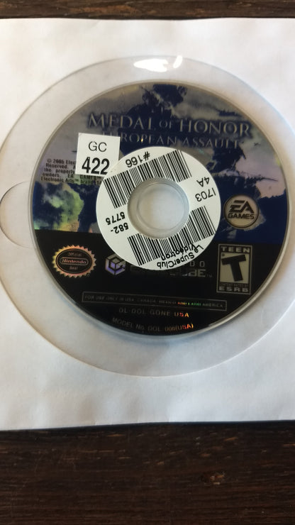 MEDAL OF HONOR EUROPEAN ASSAULT (NINTENDO GAMECUBE NGC) - jeux video game-x