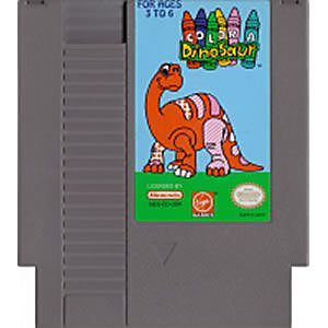 COLOR A DINOSAUR (NINTENDO NES) - jeux video game-x