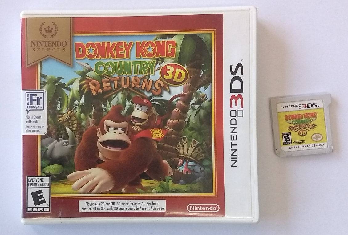 DONKEY KONG COUNTRY RETURNS 3D (NINTENDO 3DS) - jeux video game-x