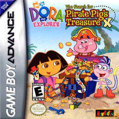 DORA THE EXPLORER: THE HUNT FOR PIRATE PIG'S TREASURE (GAME BOY ADVANCE GBA) - jeux video game-x