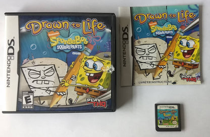 DRAWN TO LIFE SPONGEBOB SQUAREPANTS EDITION NINTENDO DS - jeux video game-x