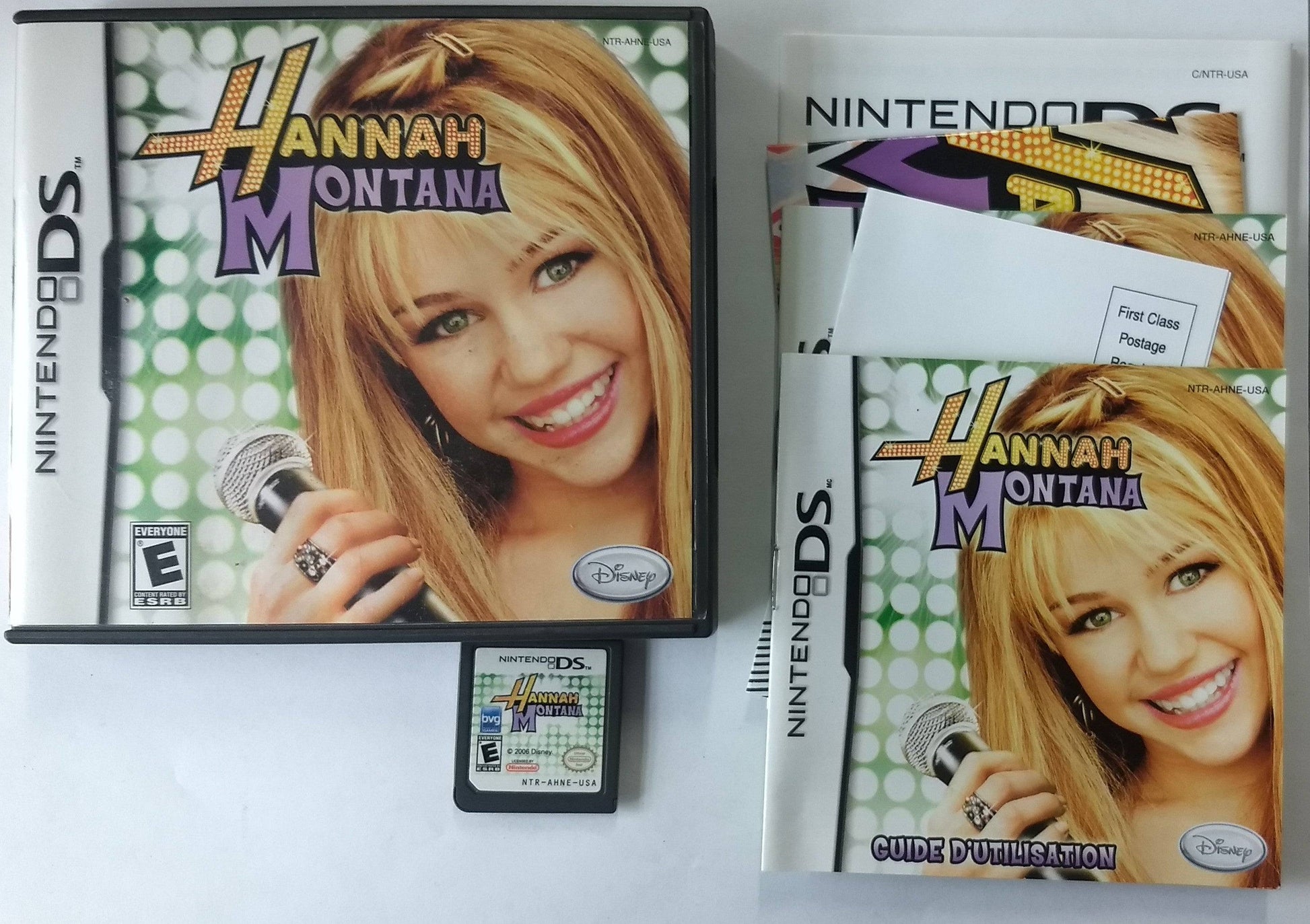 HANNAH MONTANA NINTENDO DS - jeux video game-x