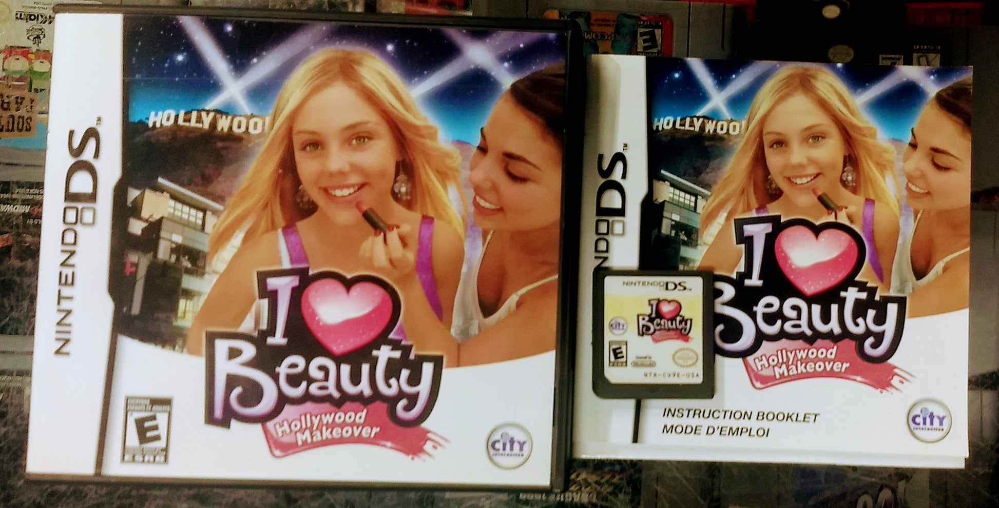 I LOVE BEAUTY HOLLYWOOD MAKEOVER NINTENDO DS - jeux video game-x