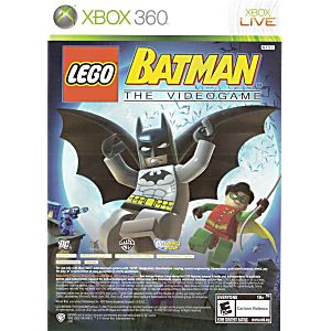 LEGO BATMAN THE VIDEOGAME (XBOX 360 X360) - jeux video game-x