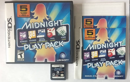 MIDNIGHT PLAY PACK NINTENDO DS - jeux video game-x