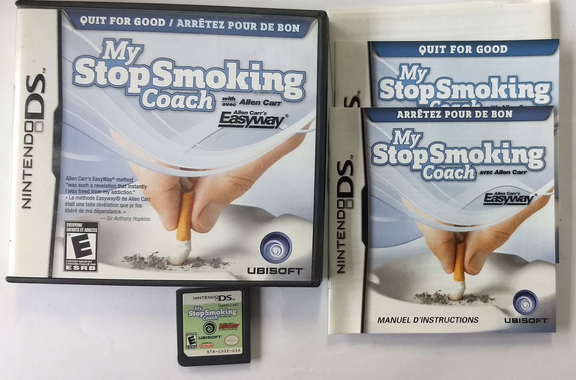 MY STOP SMOKING COACH WITH ALLEN CARR NINTENDO DS - jeux video game-x