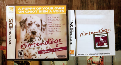 NINTENDOGS DALMATIAN AND FRIENDS (NINTENDO DS) - jeux video game-x