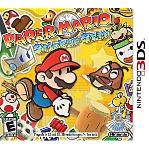 PAPER MARIO: STICKER STAR (NINTENDO 3DS) - jeux video game-x