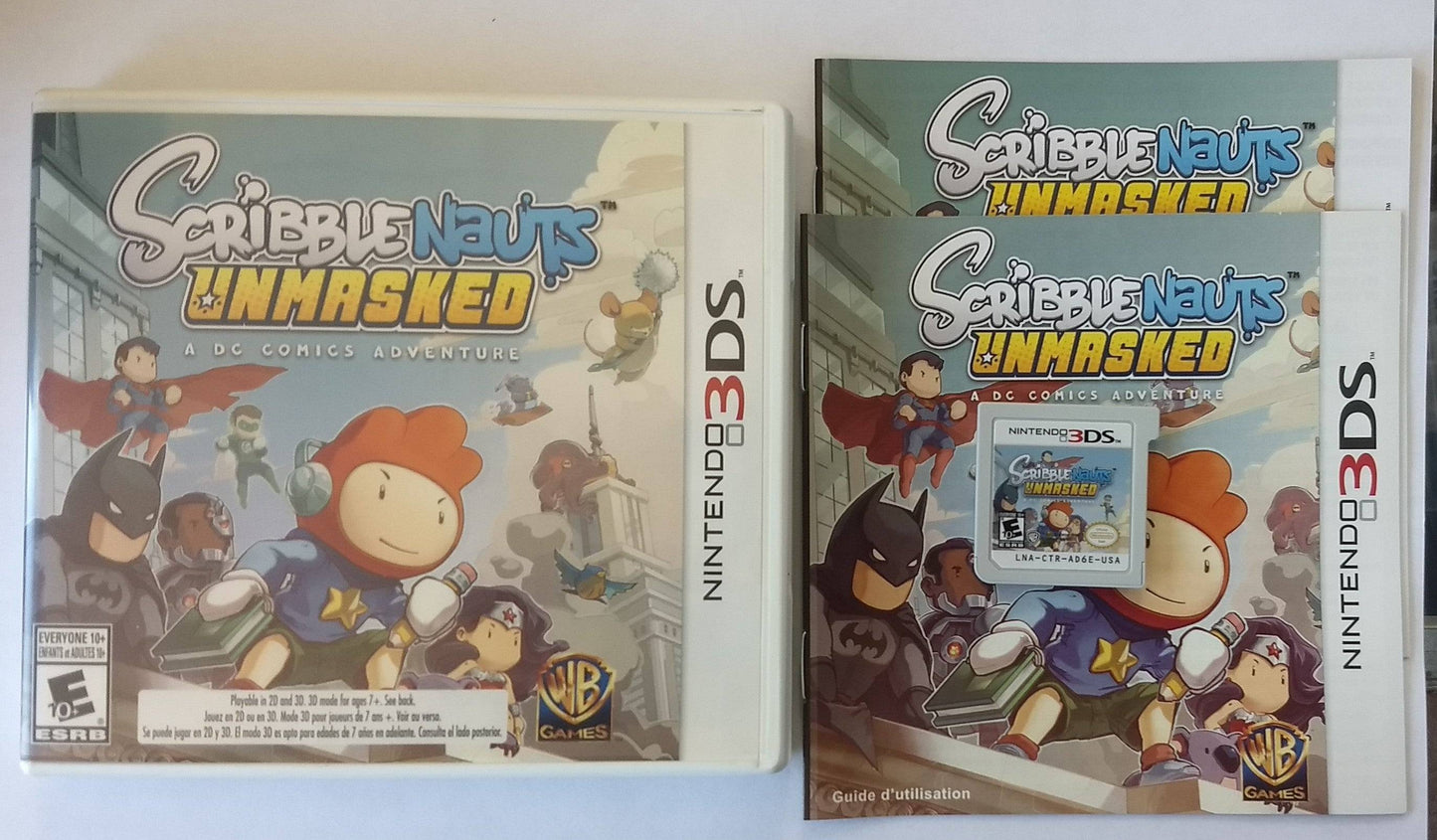 SCRIBBLENAUTS UNMASKED A DC COMICS ADVENTURE NINTENDO 3DS - jeux video game-x