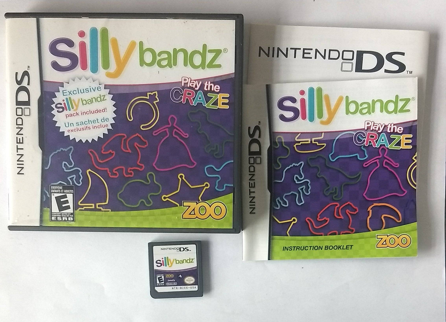 SILLY BANDZ NINTENDO DS - jeux video game-x