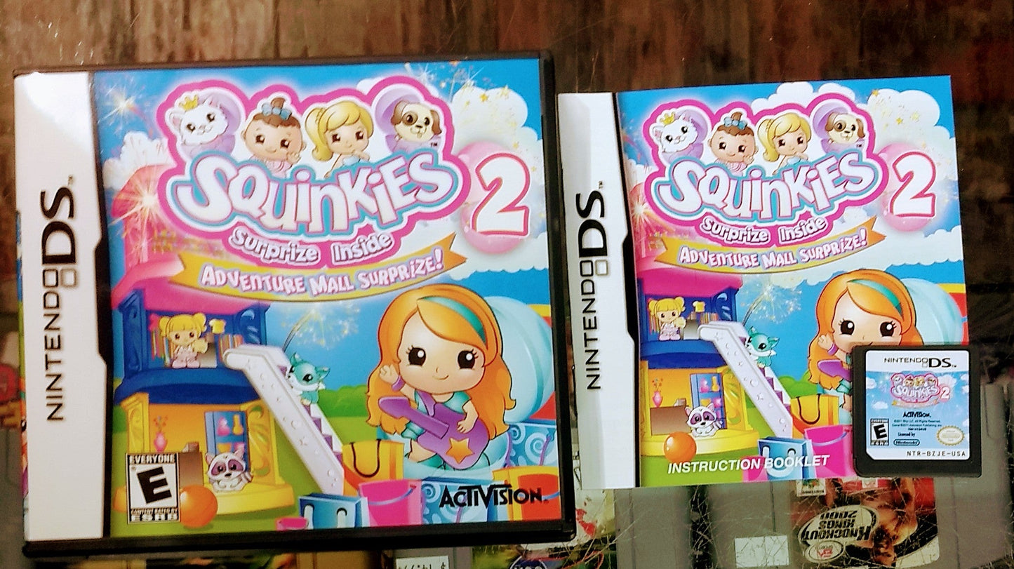 SQUINKIES 2: ADVENTURE MALL SURPRIZE NINTENDO DS - jeux video game-x