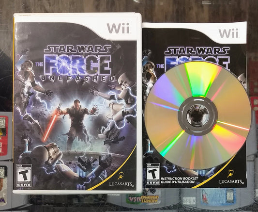 STAR WARS THE FORCE UNLEASHED NINTENDO WII - jeux video game-x