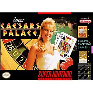 SUPER CAESAR'S PALACE SUPER NINTENDO SNES - jeux video game-x