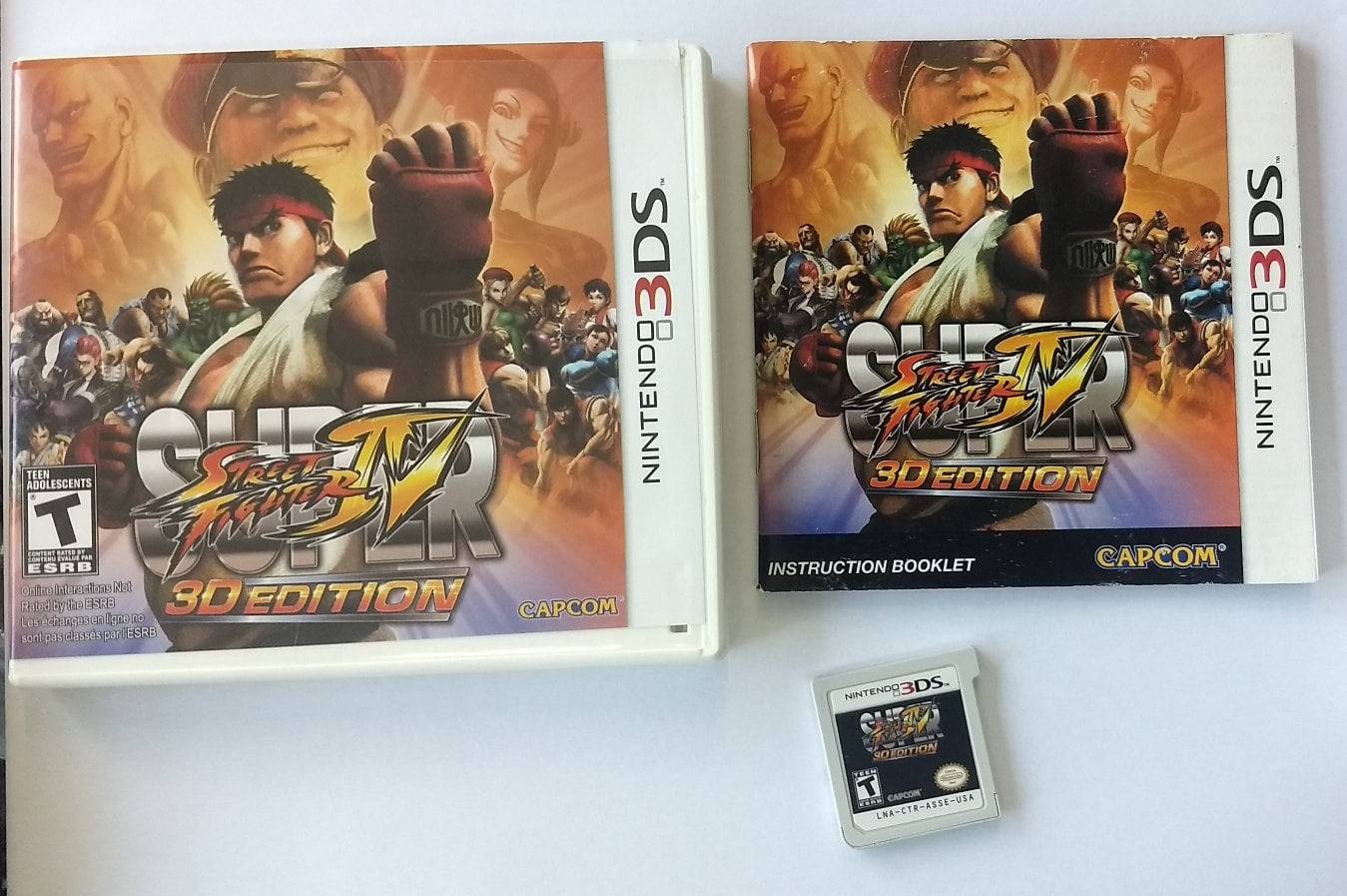 SUPER STREET FIGHTER IV 4 :3D EDITION (NINTENDO 3DS) - jeux video game-x