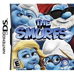 THE SMURFS NINTENDO DS - jeux video game-x
