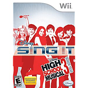DISNEY SING IT HIGH SCHOOL MUSICAL 3 SENIOR YEAR NINTENDO WII - jeux video game-x