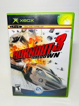 BURNOUT 3 TAKEDOWN XBOX - jeux video game-x