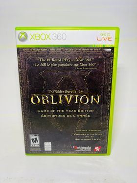 THE ELDER SCROLLS IV 4 OBLIVION GAME OF THE YEAR GOTY XBOX 360 X360 - jeux video game-x