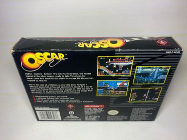 OSCAR en boite SUPER NINTENDO SNES - jeux video game-x