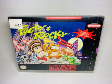 POCKY AND ROCKY en boite SUPER NINTENDO SNES - jeux video game-x