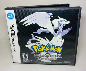 POKEMON BLACK NINTENDO DS - jeux video game-x