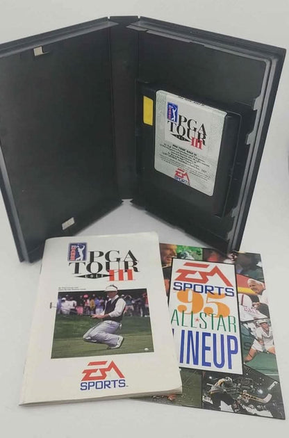 PGA Tour Golf III 3 Sega Genesis SG EA SPORT