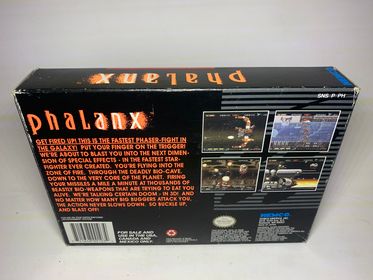 PHALANX EN BOITE SUPER NINTENDO SNES - jeux video game-x