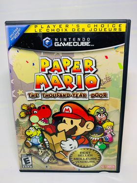 PAPER MARIO THE THOUSAND YEAR DOOR PLAYERS CHOICE NINTENDO GAMECUBE NGC - jeux video game-x