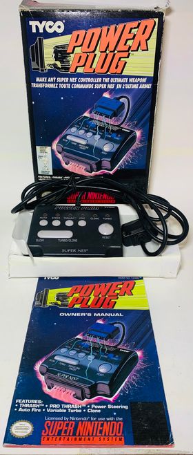 POWER PLUG TYCO Super Nintendo SNES - jeux video game-x