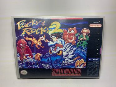 POCKY AND ROCKY 2 SUPER NINTENDO SNES - jeux video game-x
