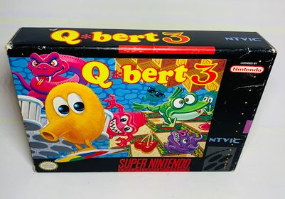 Q-BERT 3 EN BOITE SUPER NINTENDO SNES - jeux video game-x
