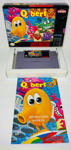 Q-BERT 3 EN BOITE SUPER NINTENDO SNES - jeux video game-x