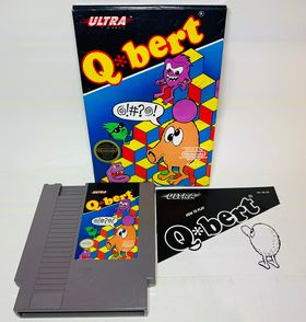 Q*BERT EN BOITE NINTENDO NES - jeux video game-x