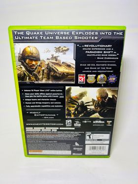 ENEMY TERRITORY QUAKE WARS XBOX 360 X360 - jeux video game-x