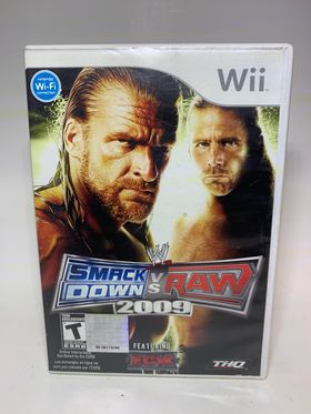 WWE SMACKDOWN VS. RAW 2009 NINTENDO WII - jeux video game-x